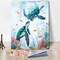Sea Turtle Paint by Numbers Kit – 16 x 20 Inch DIY Ocean & Nautical Painting for Adults and Kids, Beginner-Friendly Craft Gift